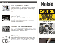 Tablet Screenshot of noiseaddicts.com